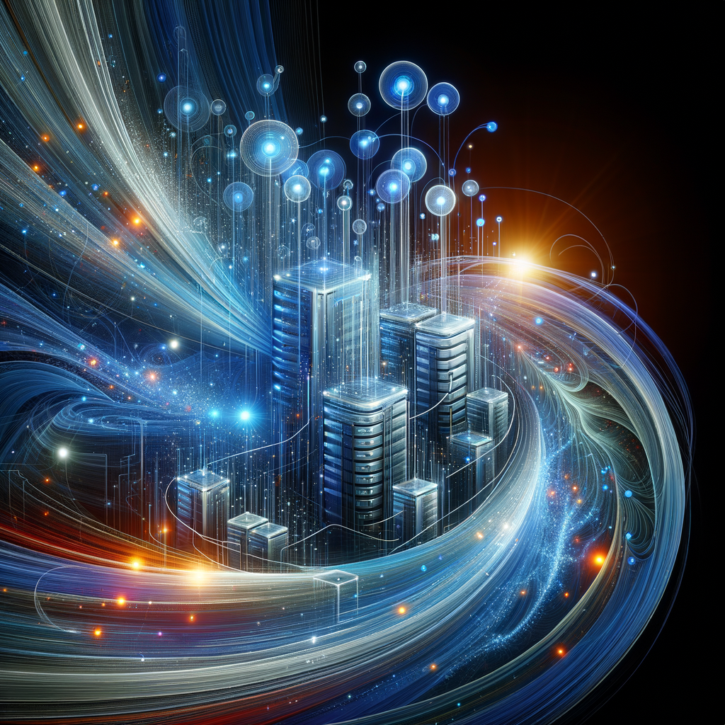 An abstract digital art representation of PHP, showcasing interconnected server nodes, database structures as glowing orbs, and flowing streams of data in vibrant blue and silver tones. The design should emphasize the dynamic and flexible nature of web development without using any text or letters, blending technology and creativity in a modern, minimalistic style. An abstract digital art representation of PHP, showcasing interconnected server nodes, database structures as glowing orbs, and flowing streams of data in vibrant blue and silver tones. The design should emphasize the dynamic and flexible nature of web development without using any text or letters, blending technology and creativity in a modern, minimalistic style.