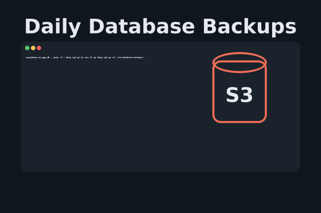 Automated MySQL Database Backups to Amazon S3 Image
