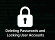 Delete & Lock Linux user password
