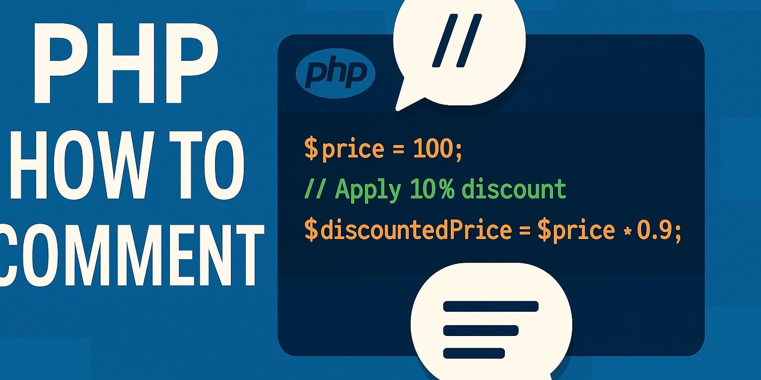 php-how-to-comment PHP how to comment