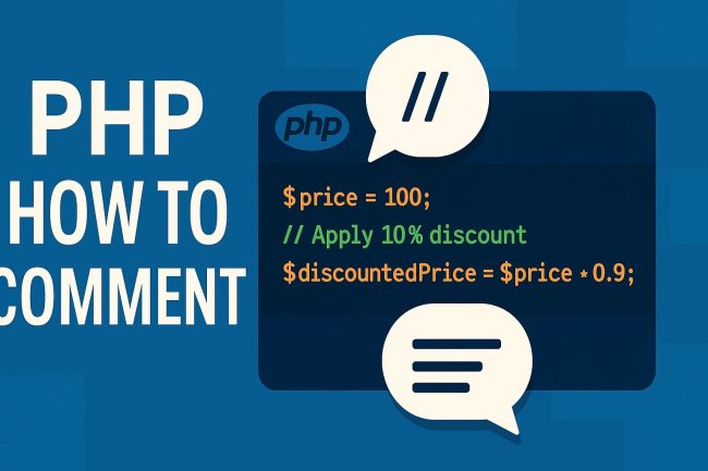 php-how-to-comment PHP how to comment